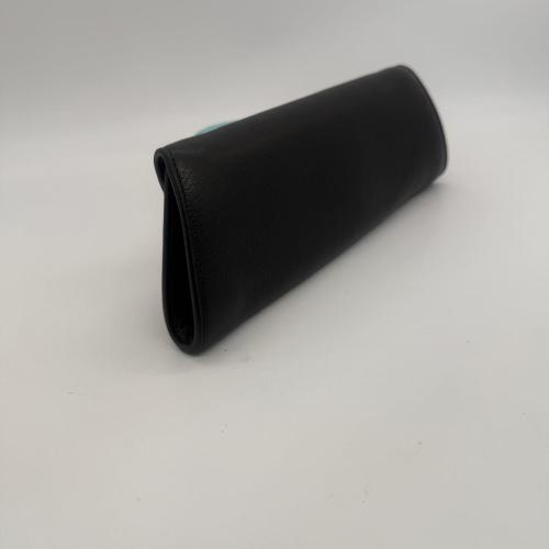 Yves Saint Laurent Black Leather Clutch Bag photo 5