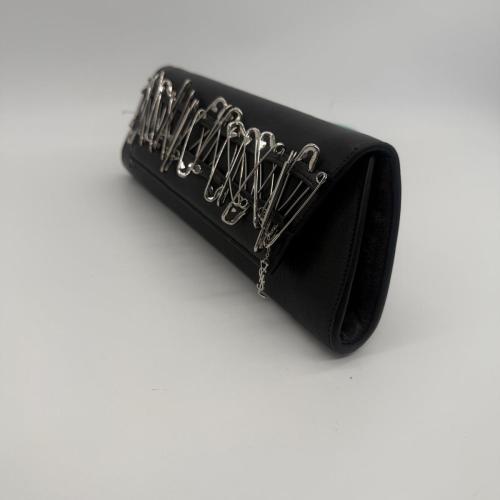Yves Saint Laurent Black Leather Clutch Bag photo 6