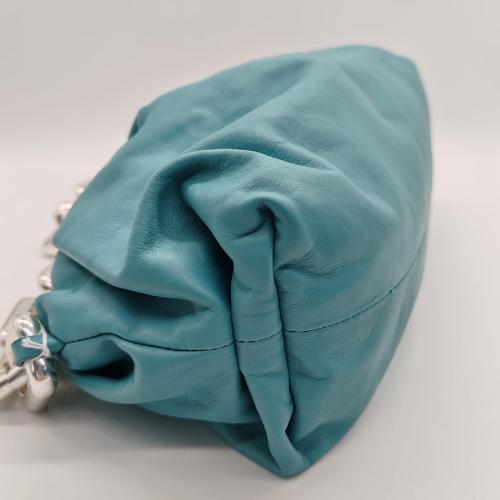 Bottega Veneta Light Blue Lambskin Chain Pouch Bag photo 6
