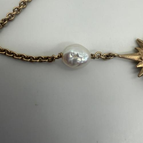 Christian Dior Gold Plated Bracelet With Pearl Accents photo 8