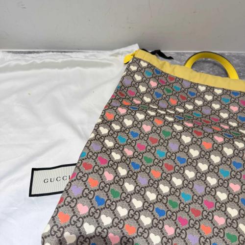 Gucci Kids GG Supreme Hearts Backpack