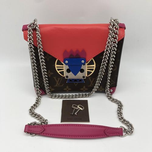Louis Vuitton Tribal Mask Monogram Canvas Pochette Crossbody Bag
