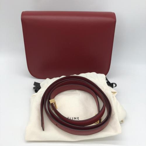 Celine Classic Box Flap Bag Red photo 2