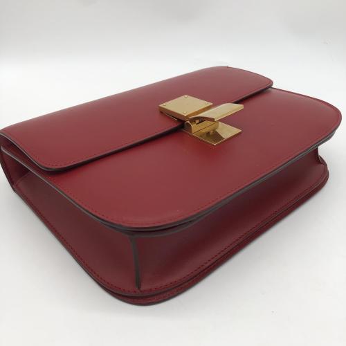 Celine Classic Box Flap Bag Red photo 3