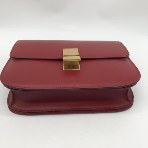 Celine Classic Box Flap Bag Red photo 5