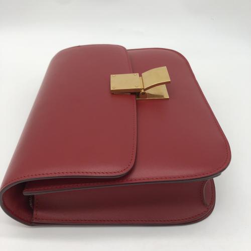 Celine Classic Box Flap Bag Red photo 7