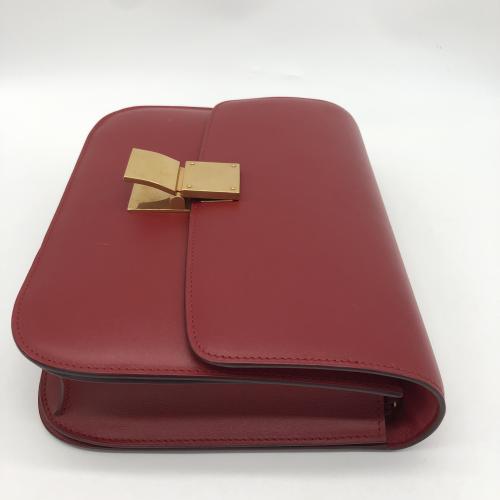 Celine Classic Box Flap Bag Red photo 8