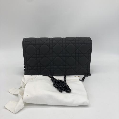 Christian Dior Ultra Matte Cannage Crossbody Bag Black