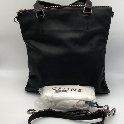 Celine Black Leather Tote Bag photo 2