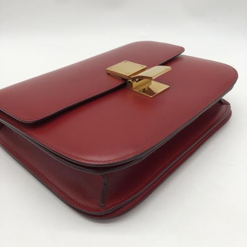 Celine Classic Box Flap Bag Red photo 3