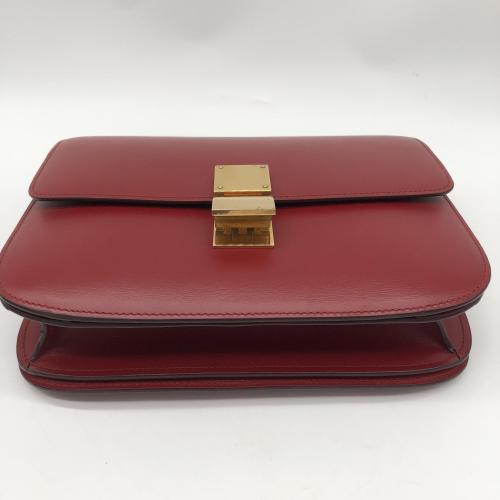 Celine Classic Box Flap Bag Red photo 5