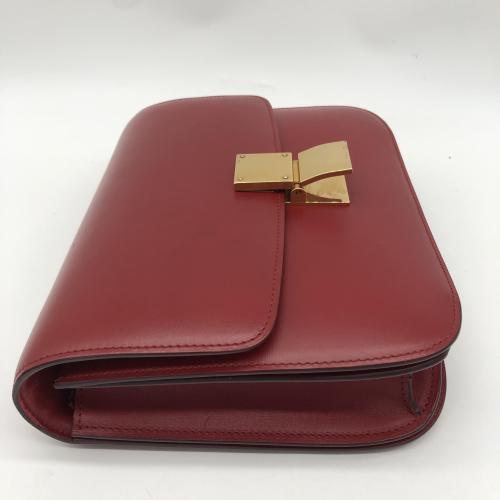 Celine Classic Box Flap Bag Red photo 7