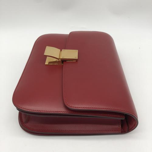 Celine Classic Box Flap Bag Red photo 8