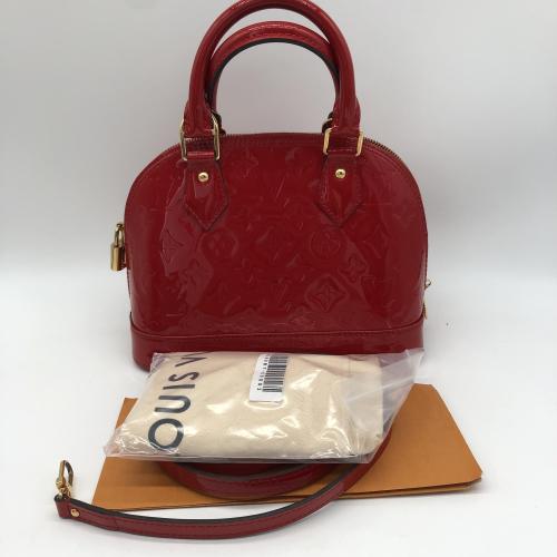 Louis Vuitton Red Patent Leather Alma BB photo 2