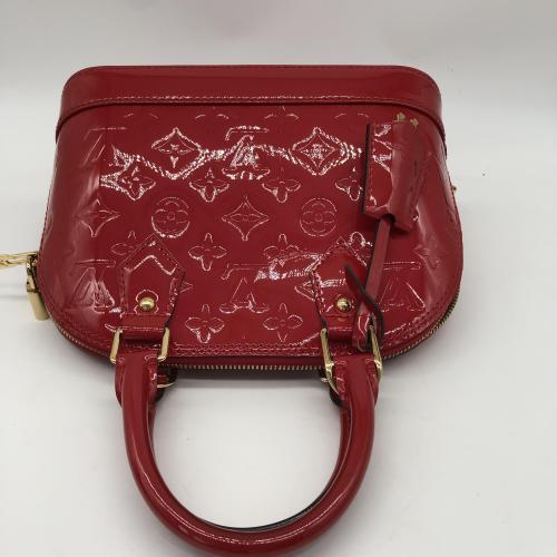 Louis Vuitton Red Patent Leather Alma BB photo 6