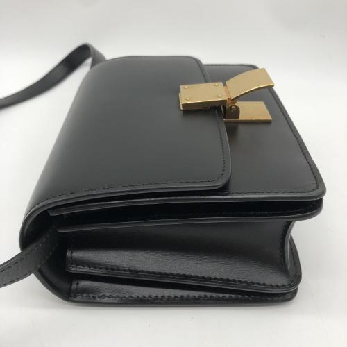 Celine Classic Black Leather Crossbody Bag photo 7