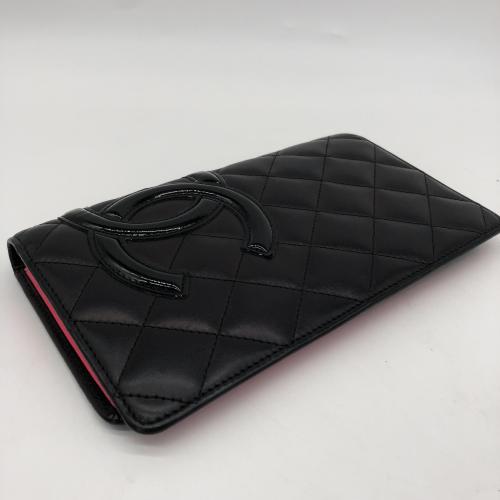 Chanel Cambon Quilted Leather Wallet Black photo 3