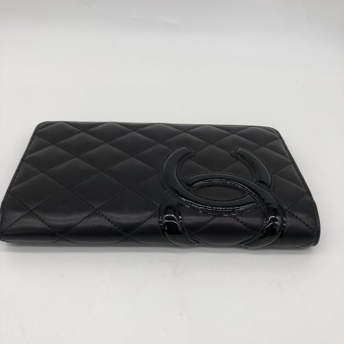 Chanel Cambon Quilted Leather Wallet Black photo 5