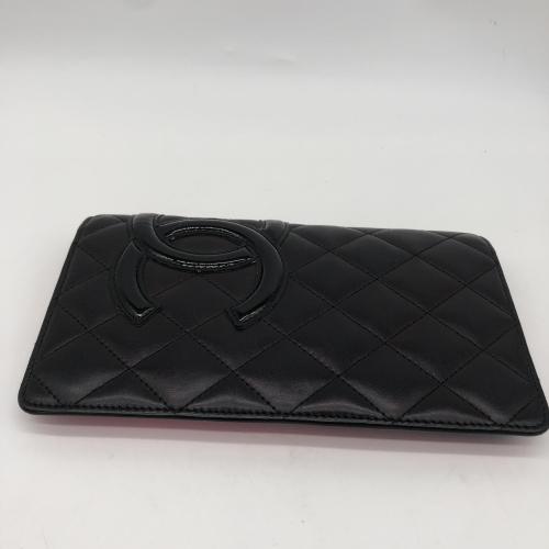 Chanel Cambon Quilted Leather Wallet Black photo 6