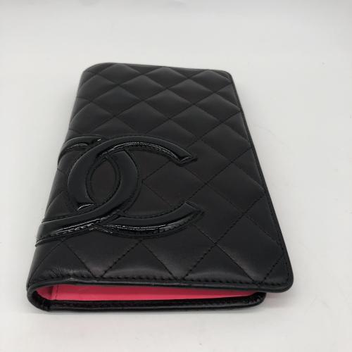 Chanel Cambon Quilted Leather Wallet Black photo 7