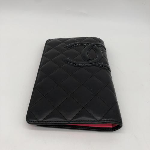 Chanel Cambon Quilted Leather Wallet Black photo 8
