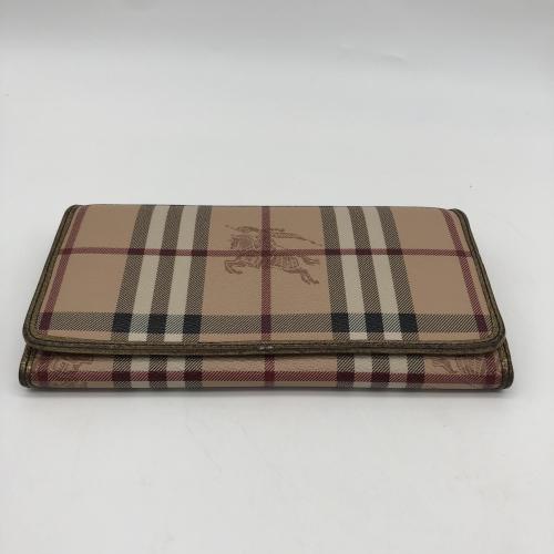 Burberry Haymarket Check Leather Bi-Fold Wallet photo 5