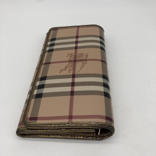 Burberry Haymarket Check Leather Bi-Fold Wallet photo 8
