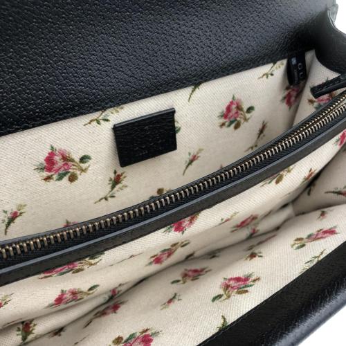 Gucci Black Leather Sylvie Shoulder Bag photo 4