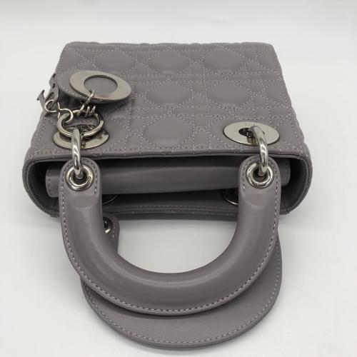 Christian Dior Grey Cannage Lady Dior Bag photo 6
