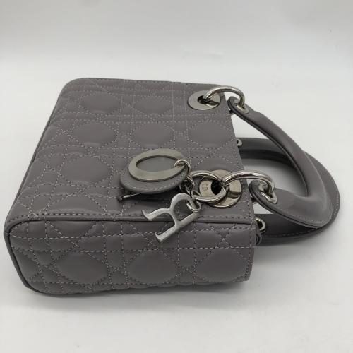 Christian Dior Grey Cannage Lady Dior Bag photo 8