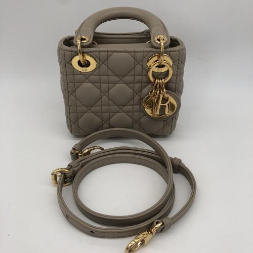 Christian Dior Cannage Leather Lady Dior Bag