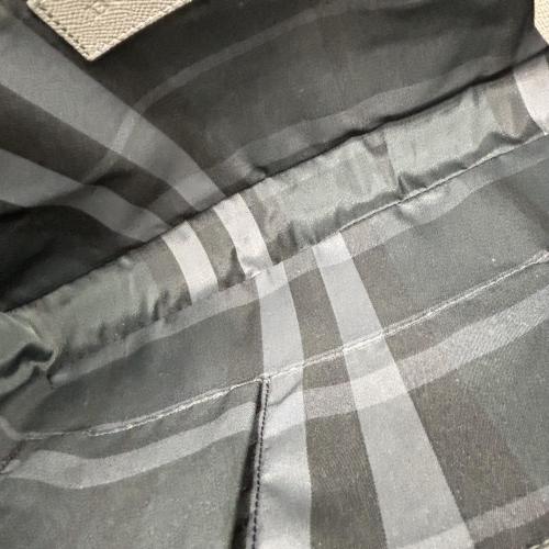 Burberry Grey Leather Briefcase photo 4