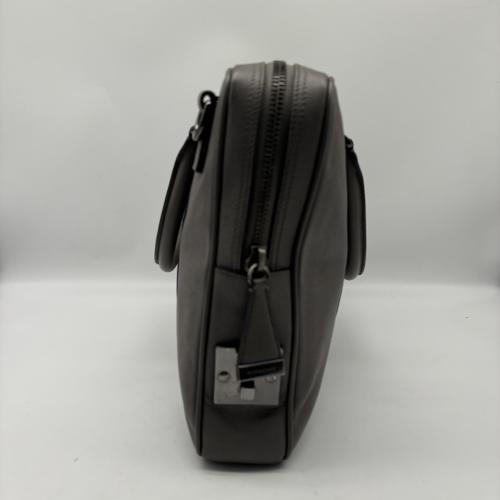 Burberry Grey Leather Briefcase photo 8