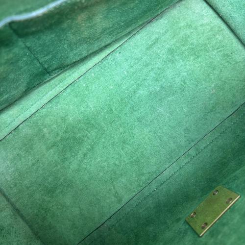 Celine Green Python Leather Trapeze Handbag photo 4