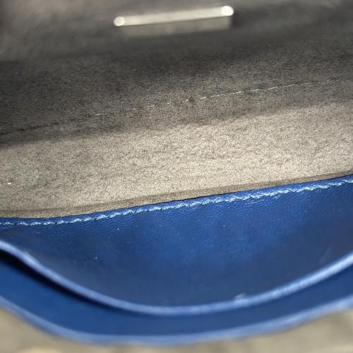 Fendi Blue Leather Peekaboo Bag photo 4