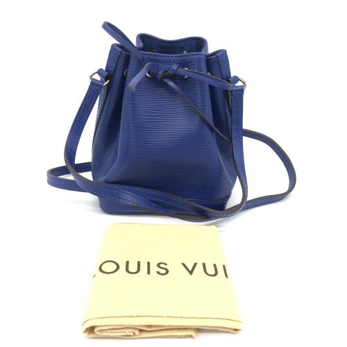 Louis Vuitton Epi Nano Noé Bucket Bag In Blue