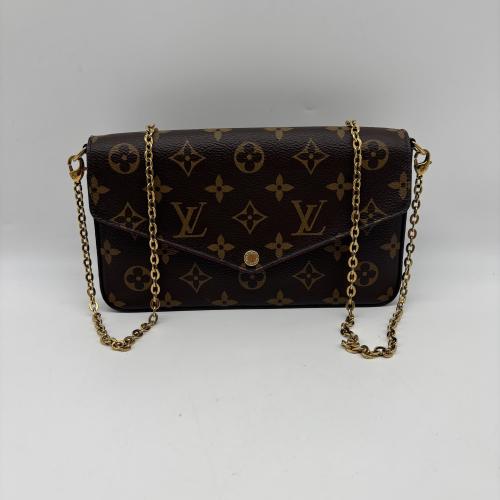 Louis Vuitton Monogram Pochette Félicie With Chain