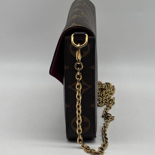 Louis Vuitton Monogram Pochette Félicie With Chain photo 7