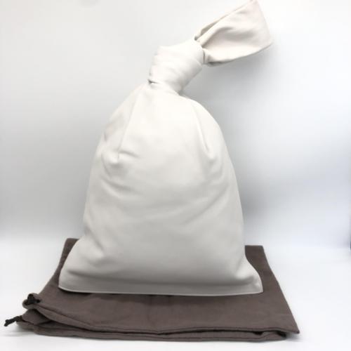 Bottega Veneta White Leather The Twist Hobo Bag