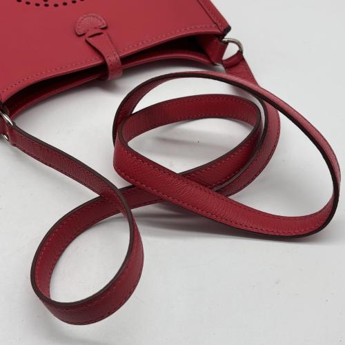 Hermès Red Evelyne Crossbody Bag photo 7