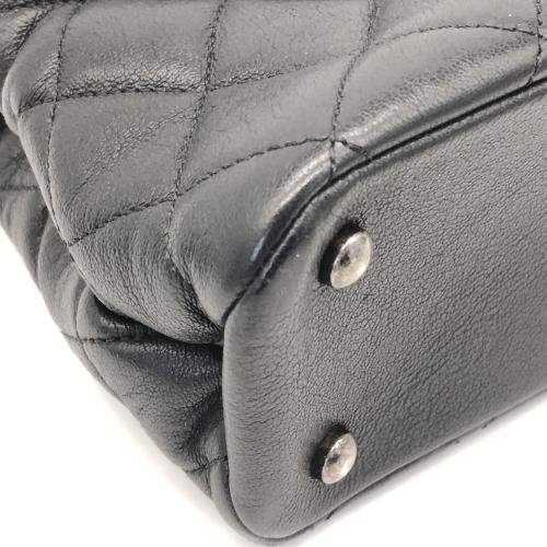 Chanel Quilted Black Leather Boy Chained Tote Bag photo 7