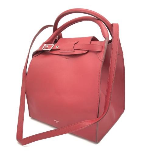 Celine Red Leather Big Bag Bucket Bag photo 2