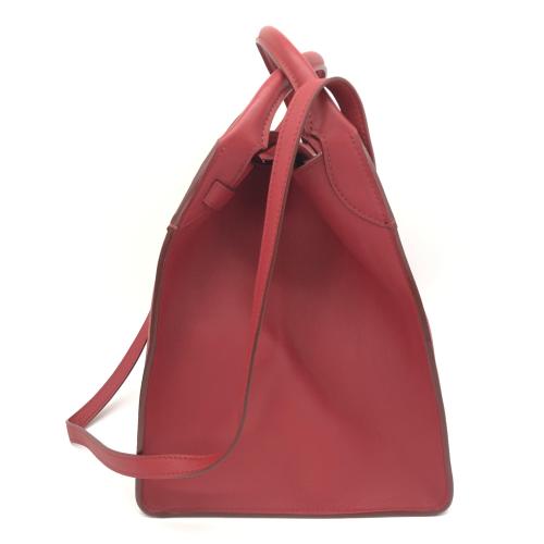 Celine Red Leather Big Bag Bucket Bag photo 3