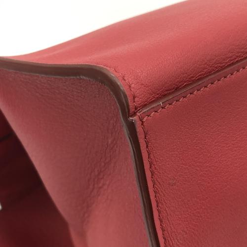 Celine Red Leather Big Bag Bucket Bag photo 7