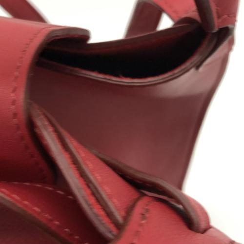 Celine Red Leather Big Bag Bucket Bag photo 8