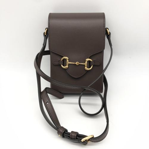 Gucci Horsebit Leather Crossbody Bag
