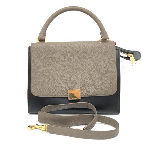 Celine Trapeze Leather Top Handle Bag