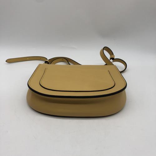 Celine Yellow Leather Trotteur Crossbody Bag photo 3
