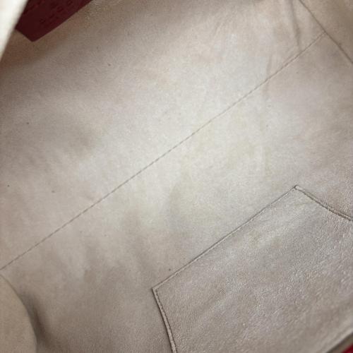 Gucci Red Leather Nymphaea Top Handle Bag photo 4