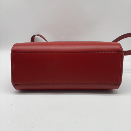 Gucci Red Leather Nymphaea Top Handle Bag photo 6